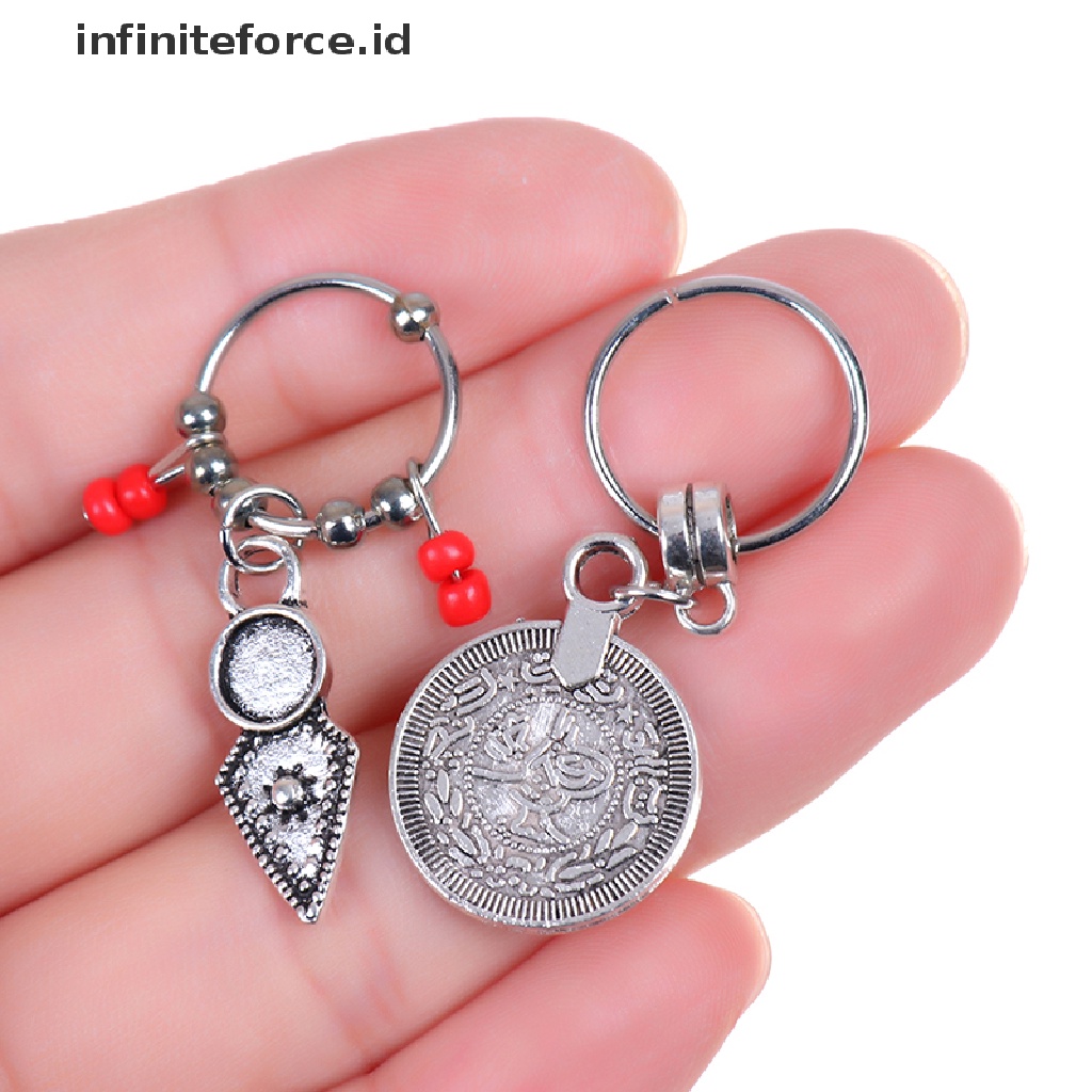 Infiniteforce.id Jepit Rambut Gaya Punk Hip Hop Bentuk Daun Palem / Salju Untuk Aksesoris Wanita Diy