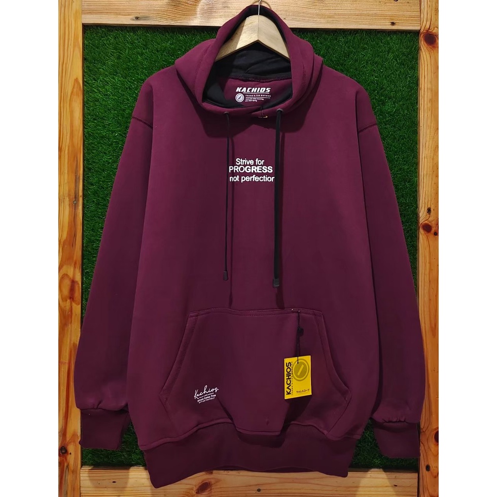 Jaket Hoodie Pria Original Distro Bandung Warna Hitam Sweater Hodie Cowok Cewek  Original Kachios Suiter Laki Laki Oversize