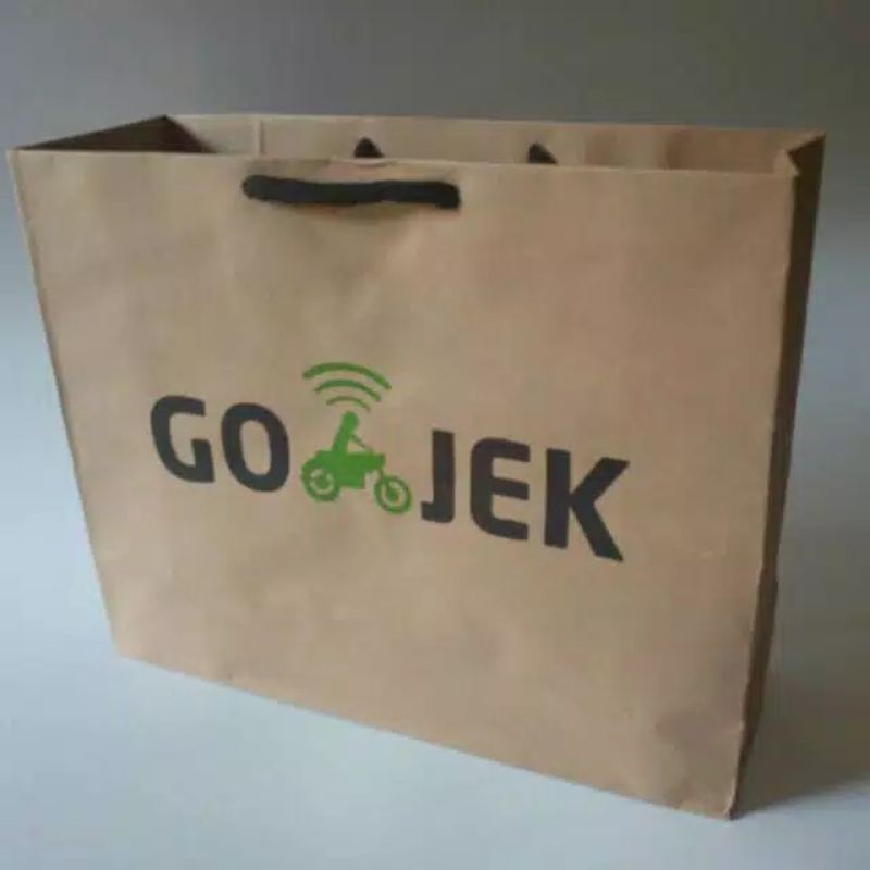 

paperbag custom sablon suka2 ukuran 25*16*20 ukuran nasi bento