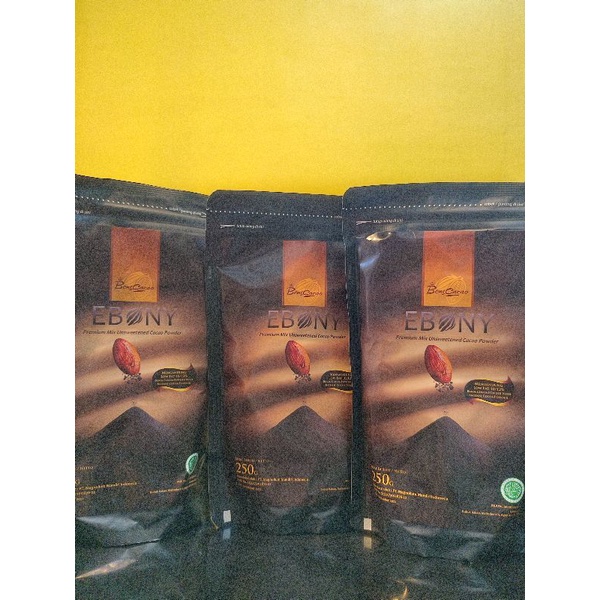 

Cokelat Bubuk Hitam Benscacao Ebony - 250g