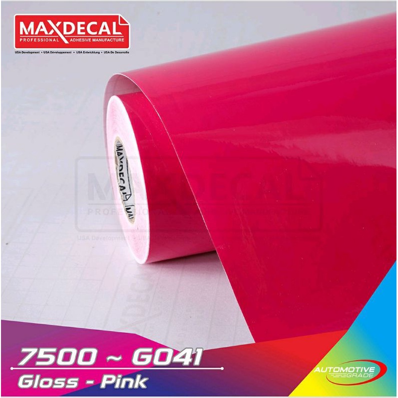 Sticker Stiker Skotlet Maxdecal Max Decal Pink Glossy 7500 G041