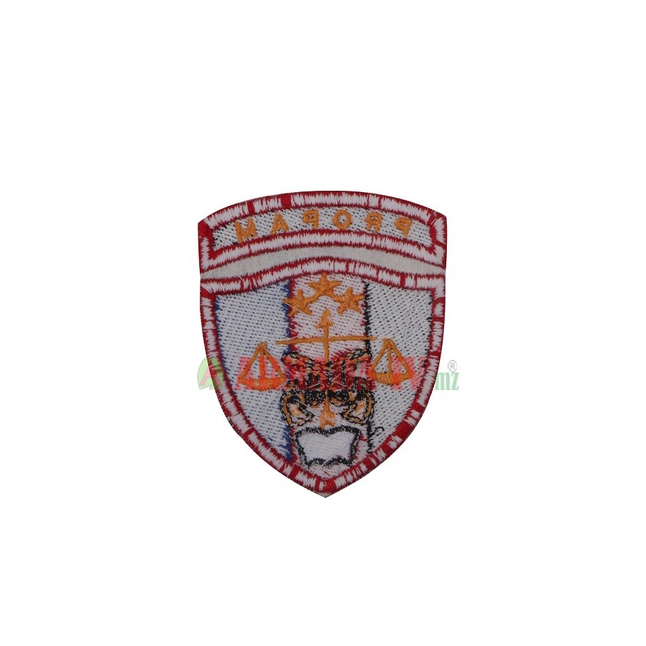 Brevet Bordir Logo PROPAM Timbul