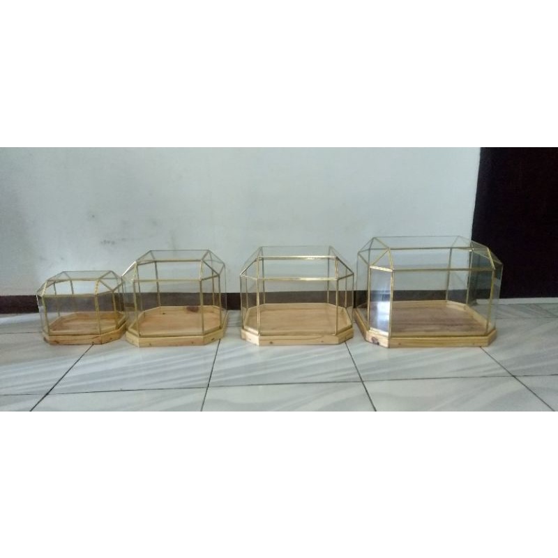 kotak hantaran alas kayu satu set 4pcs/ kotak hantaran satu set /kotak seserahan s8 /kotak mahar
