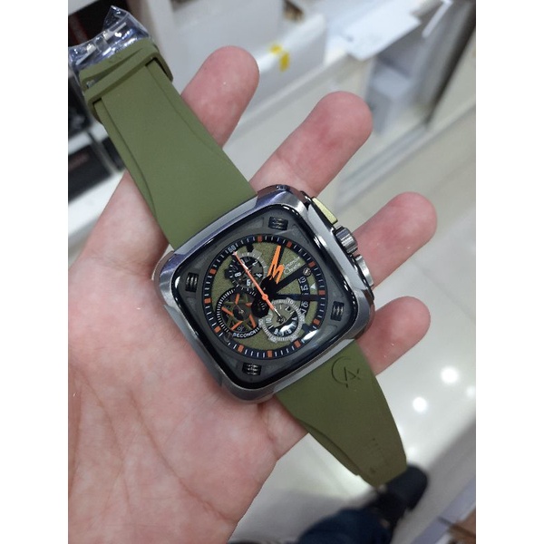 JAM PRIA ALEXANDRE CHRISTIE ORIGINAL AC 6577 RUBBER GREEN ARMY