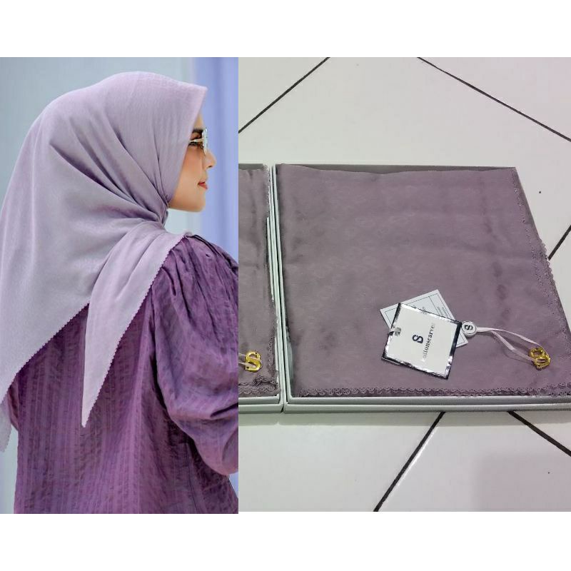 Buttonscarves Tapis Embossed in Rhubarb PL