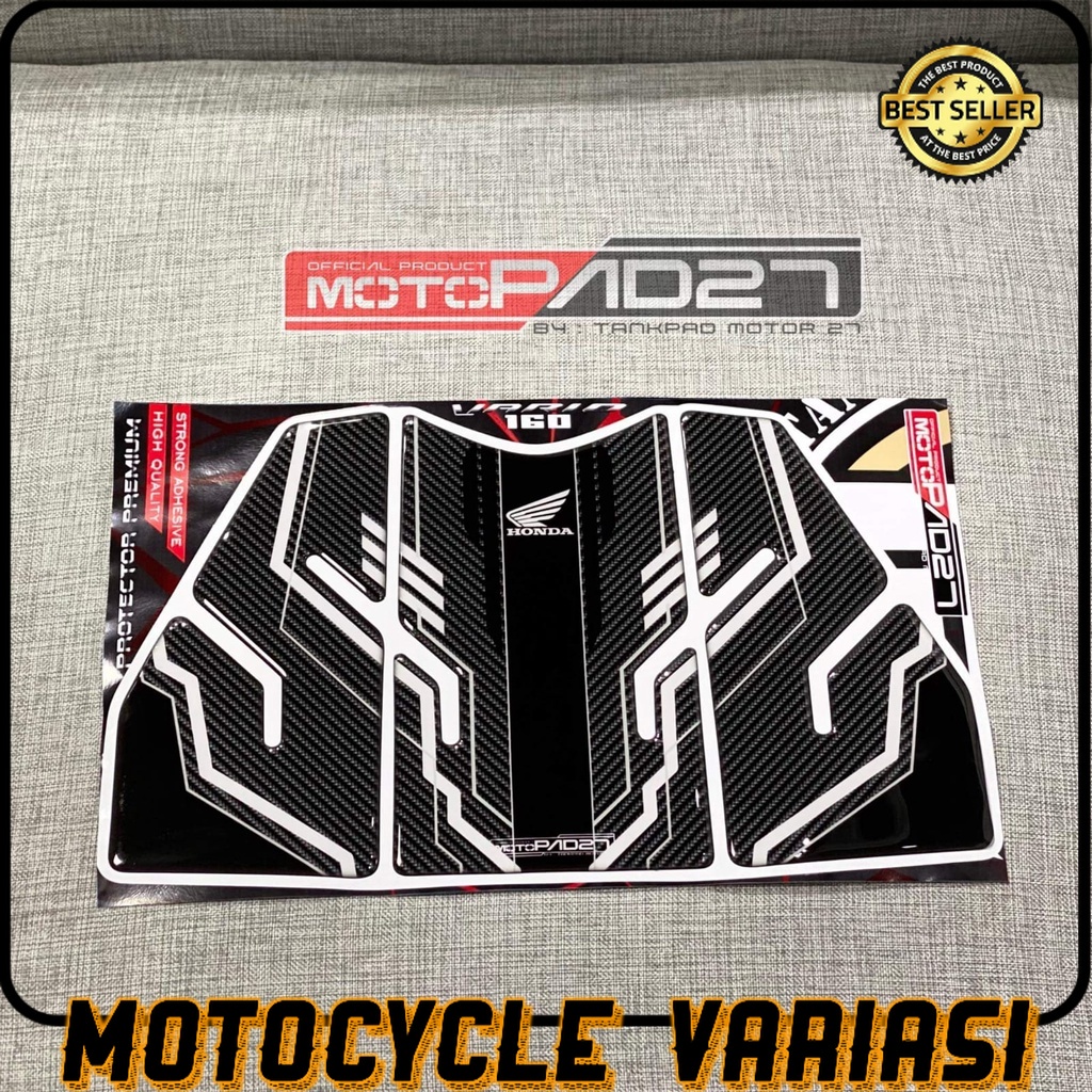 MOTOPAD27 Sticker stiker DECKPAD NEW HONDA VARIO 160 Resin Timbul Premium Presisi