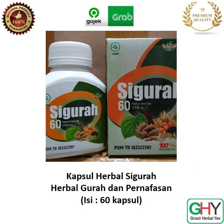 Kapsul Sigurah - Obat Gurah Obat Batuk Berdahak dan Pernafasan