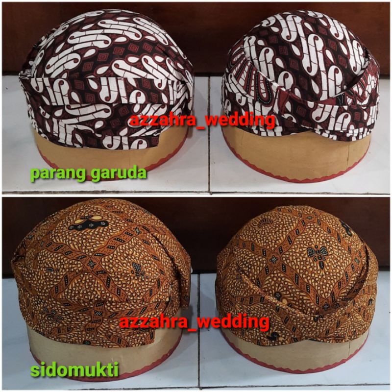 BLANGKON SOLO MOTIF BATIK