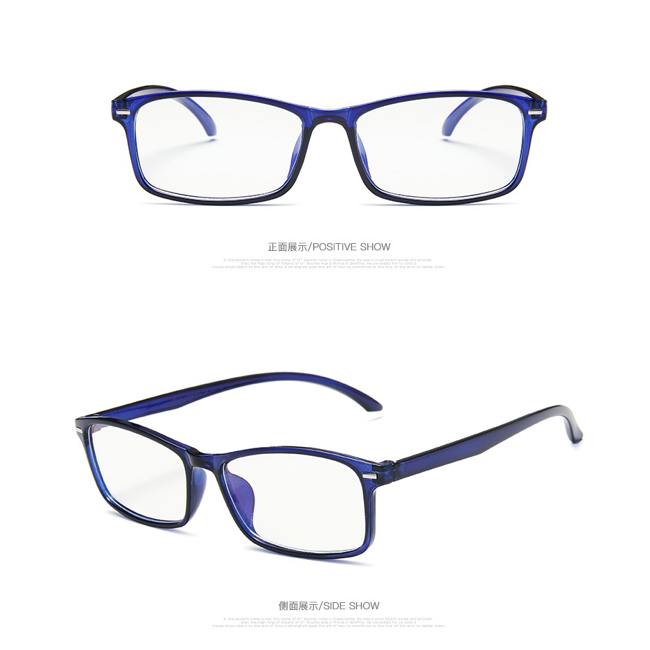 Whole sale shades Anti-blue Light Anti-radiation Glasses Frame Female Thin Flat Glasses aesthetic shades