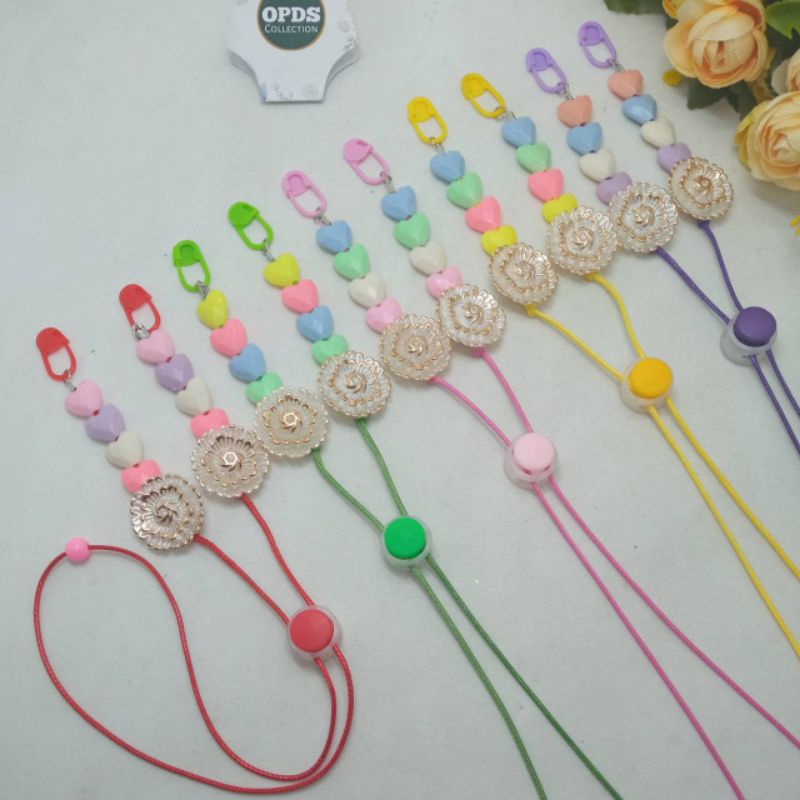 Strap Masker 2in1 Bunga Tali Masker Kalung Masker Lanyard Starp Mask