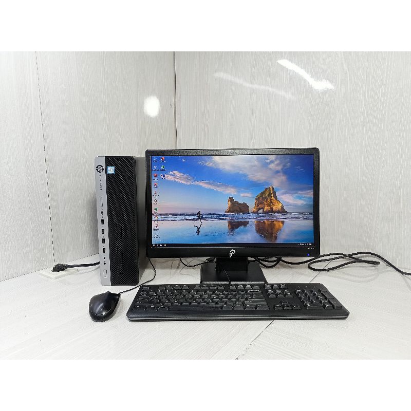 Paketan Pc HP Elitedesk 800 G3 Core i5 Gen7 Ram 16 GB Hdd 500 GB Second Bergaransi