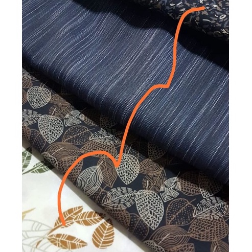 Kain Katun Cotton Import Motif Bahan Kemeja Pria Meteran