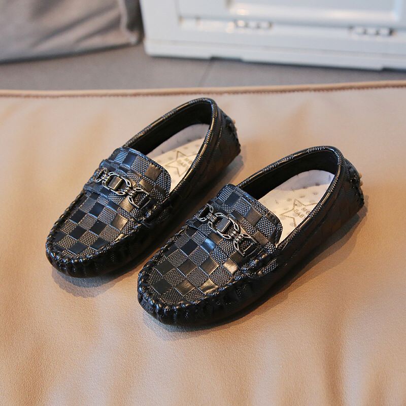 (LOLI-JKT) SP-KOT SEPATU ANAK LOAFERS MODEL KOTAK-KOTAK SIZE 21-35