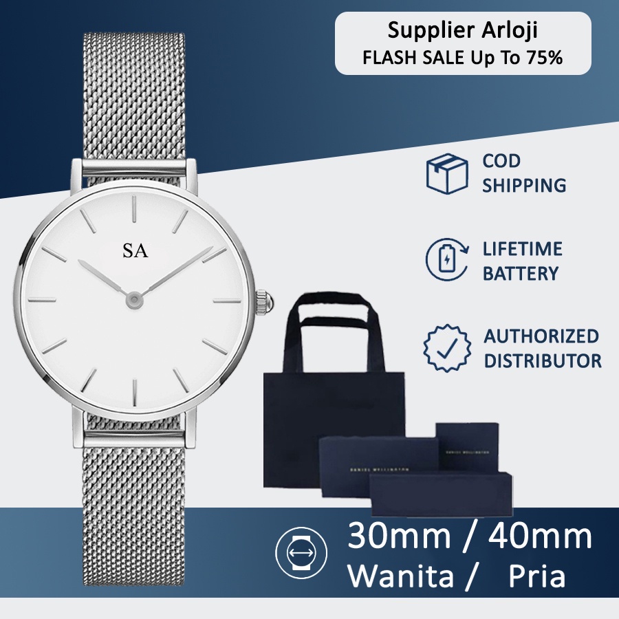 [ COD ] JAM TANGAN FASHION WANITA Q11-0978 RANTAI PASIR  FREE BATERAI || GROSIRAN JAM TANGAN FASHION PRIA TERLARIS ( BISA UNTUK KADO ) JAMINAN HARGA GROSIR !!!-Silver Putih