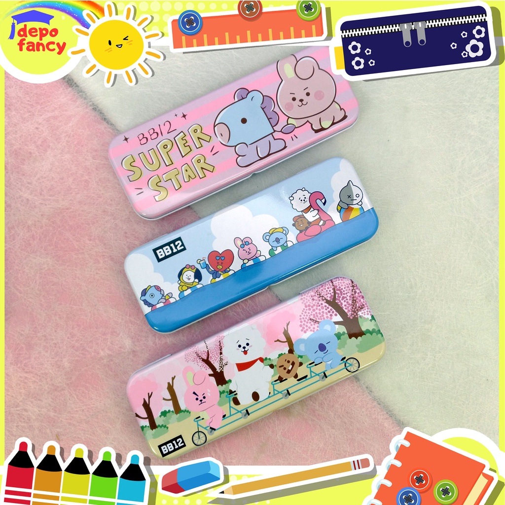 

KOTAK PENSIL KALENG ANTI PENYOK 2 SUSUN / TEMPAT PENSIL / TEPAK PENSIL KALENG / BOX PEN / BOKS PENSIL BB12 KEKINIAN 1744