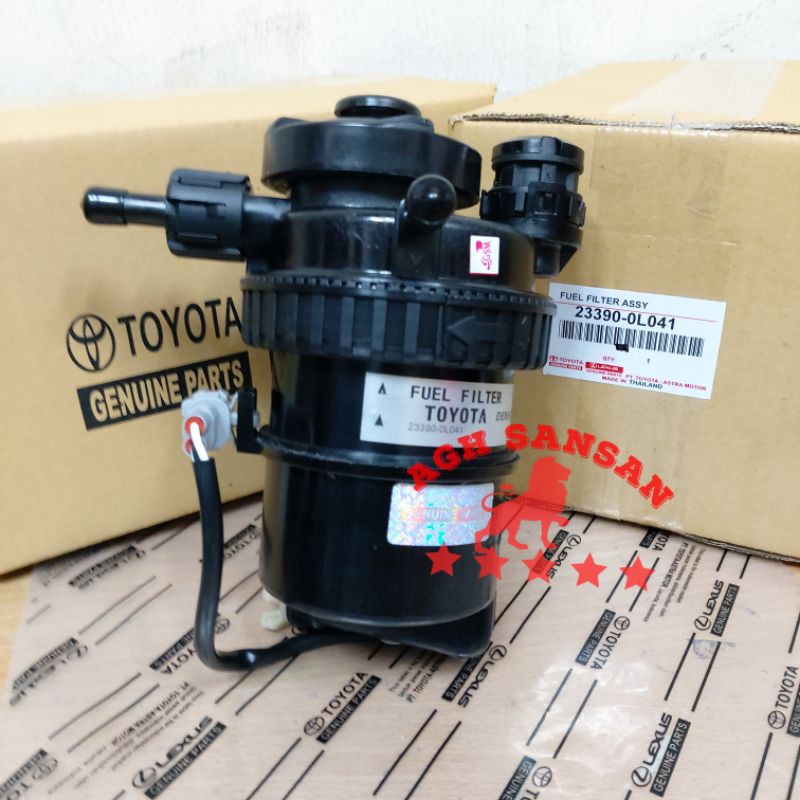 Sendimeter Fuel Filter Assy Pompa Solar Komplit hilux innova fortuner original