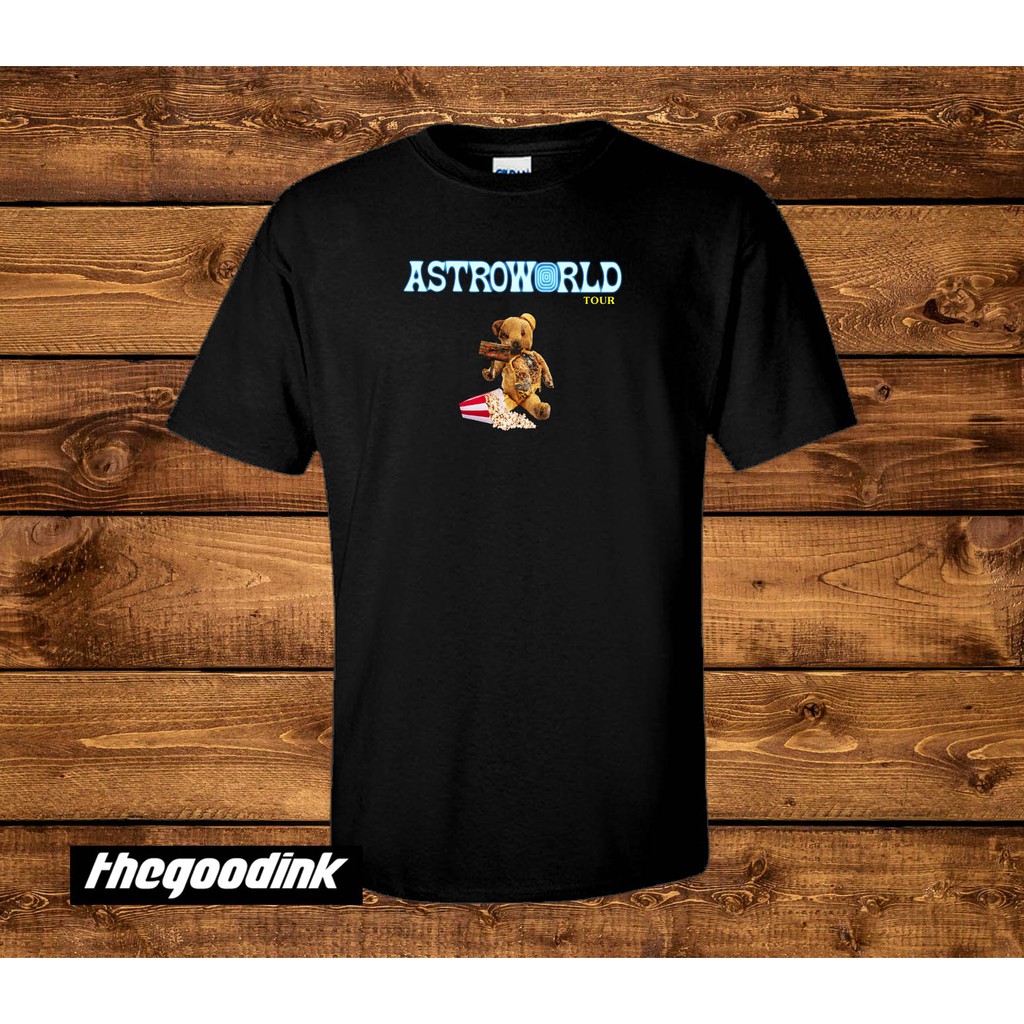 Kaos Travis Scott - Astroworld - Original Gildan T-shirt DTG Print