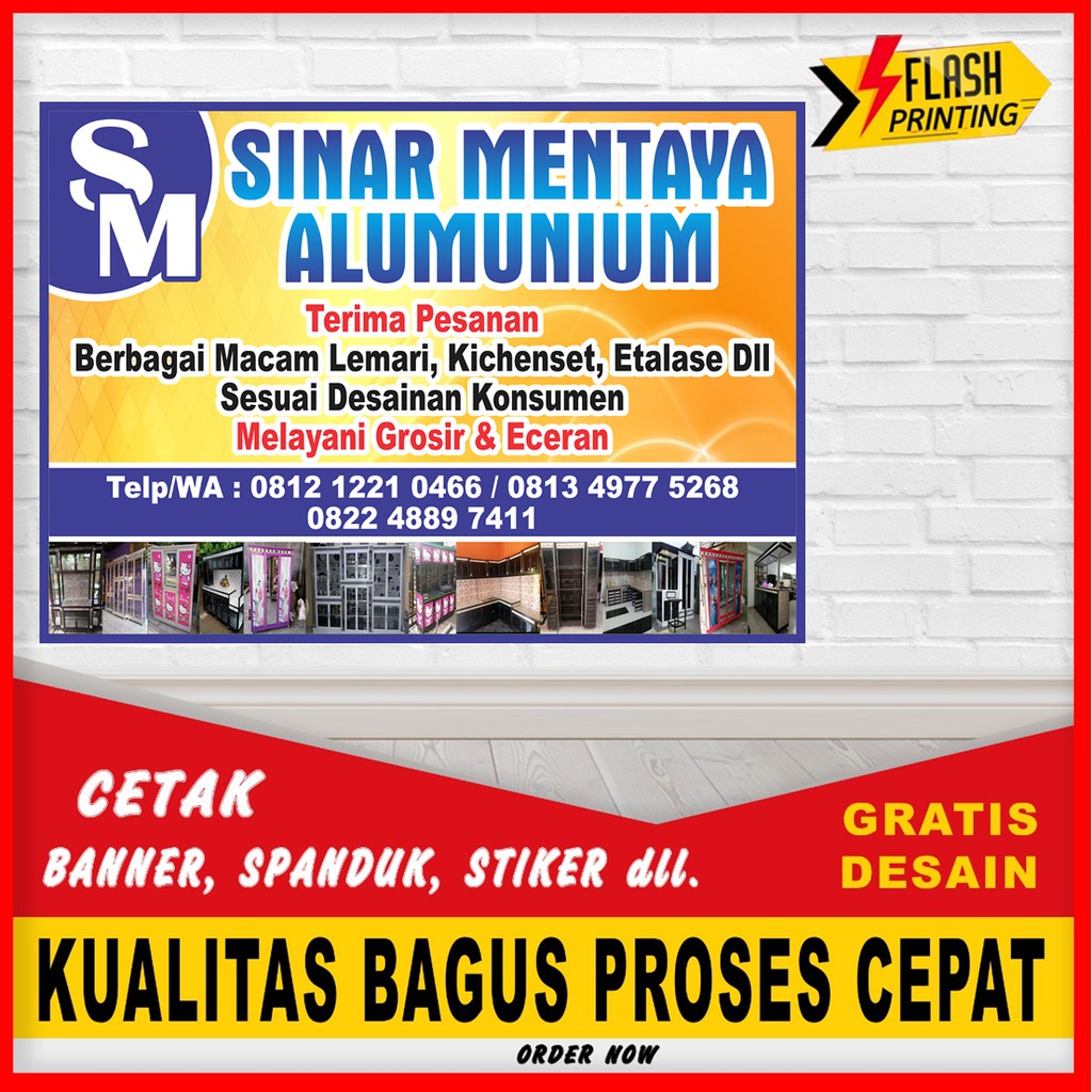 Jual Cetak Spanduk Banner Toko Mable Murah Bisa Request Tulisan Dan