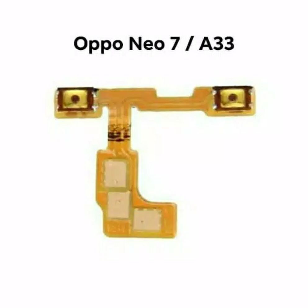 Fleksibel Flexible Volume Oppo Neo 7 A33W  Tombol Volume Oppo A33 Original