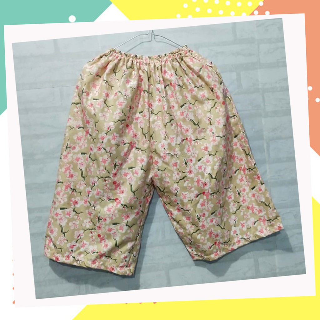 KOLOR JUMBO WANITA / CELANA HARIAN MOTIF BUNGA Karakter