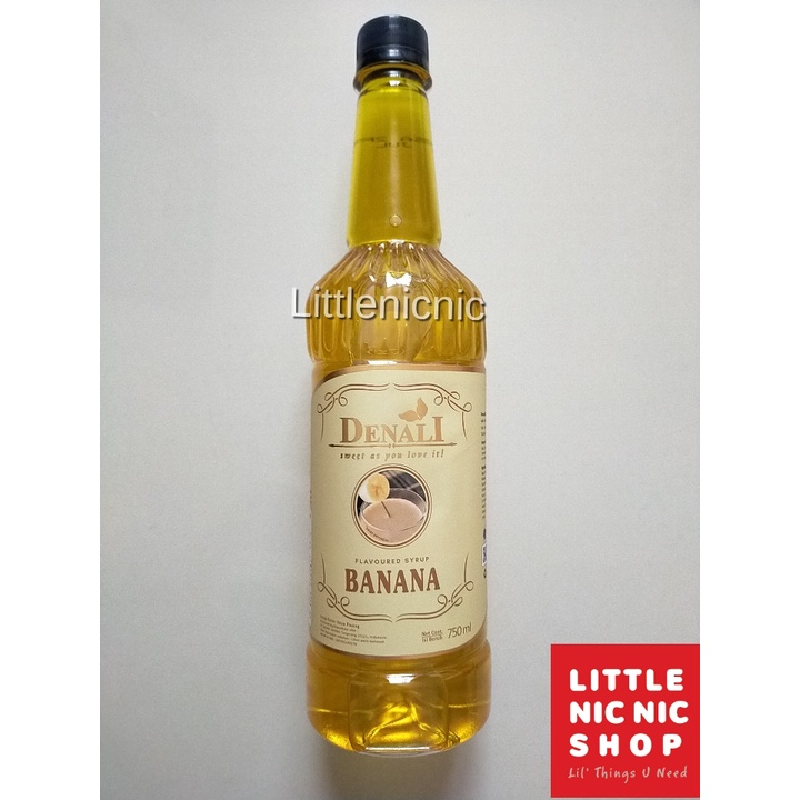 

Denali Banana Flavoured Syrup 700 ML sirup rasa pisang minuman cafe