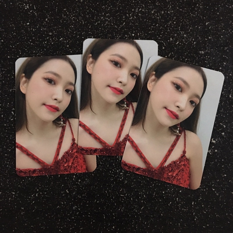 photocard red velvet yeri fortune card la rouge