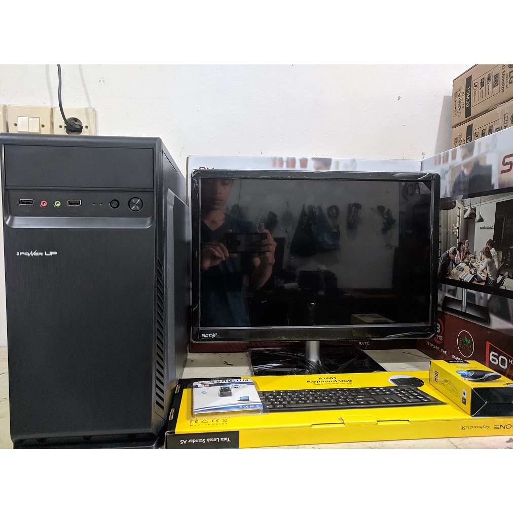 KOMPUTER FULSET TINGGAL PAKAI UNTUK SEKOLAH // KANTOR // PRIBADI