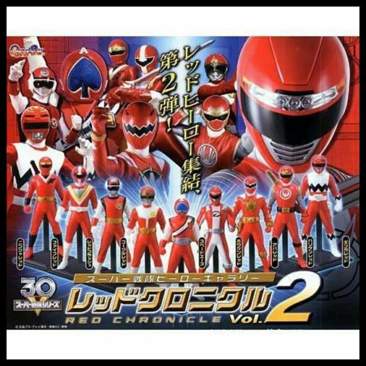 Bandai Super Sentai Ranger Red Chronicle Vol 2 Gashapon