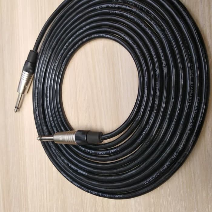 Kabel Audio Canare Konektor Gitar Akai 6.5mm to 6.5mm - 3 Meter