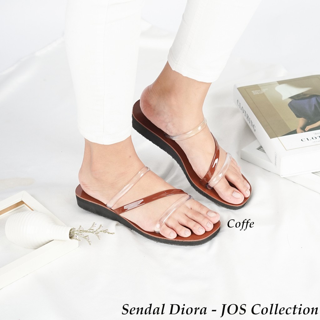 Sandal Cewek Tali Bahan Mika - Diora by JOS Collection