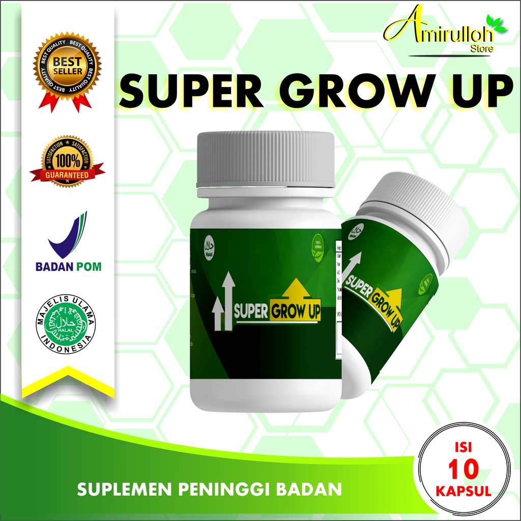 

SUPER GROW UP / Peninggi Badan Original Terlaris / susu penambah tinggi badan