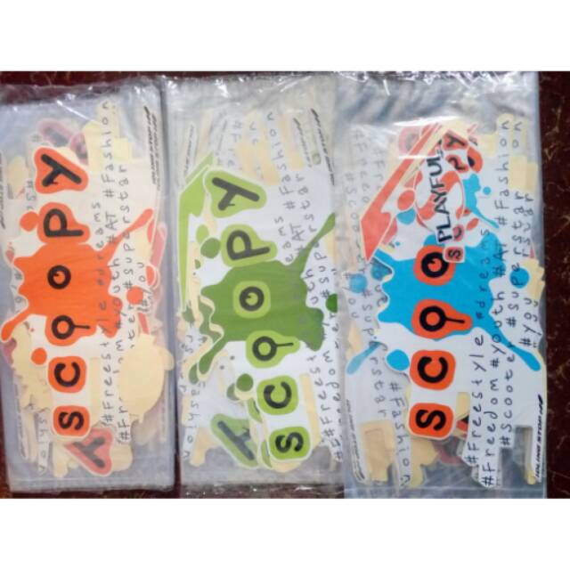 Stiker Striping honda new scoopy FI 2017 ORI/Asli