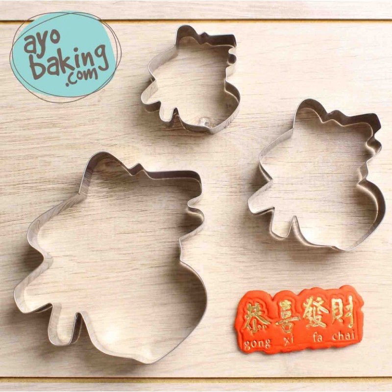 

SURYA FU Cutter Set of 3 pcs | Cetakan Bentuk FU Set of 3 pcs