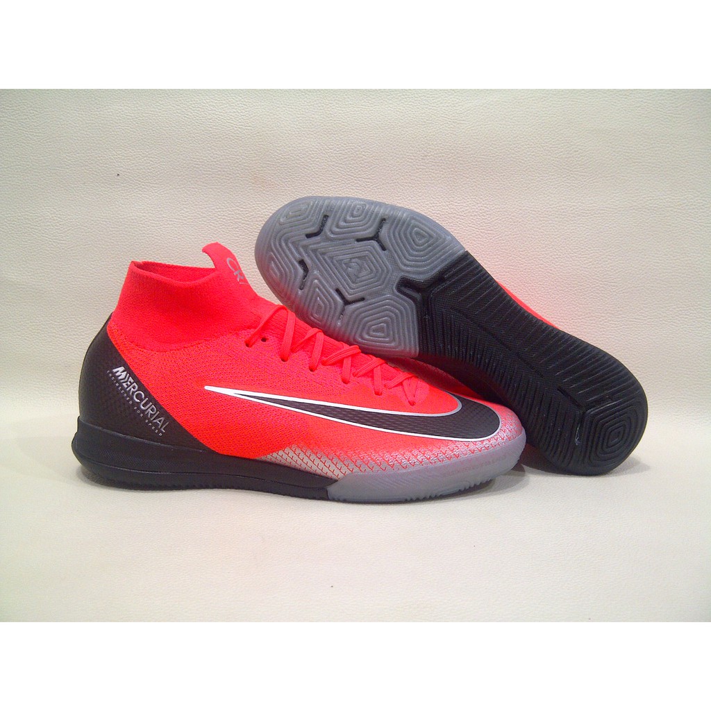 Sepatu Futsal Nike Mercurial Superflyx Vi Elite Cr7 Bright Crimson Ic Shopee Indonesia
