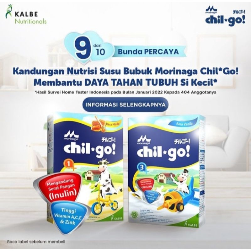 Susu Morinaga Chil go 1+ isi 300gr