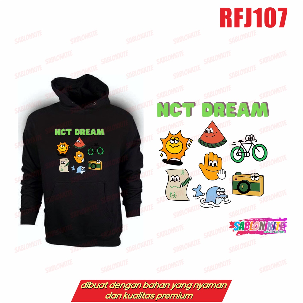 MURAH!!! SWEATER HOODIE NCT DREAM CAFE DREAM ICON RFJ107 UNISEX