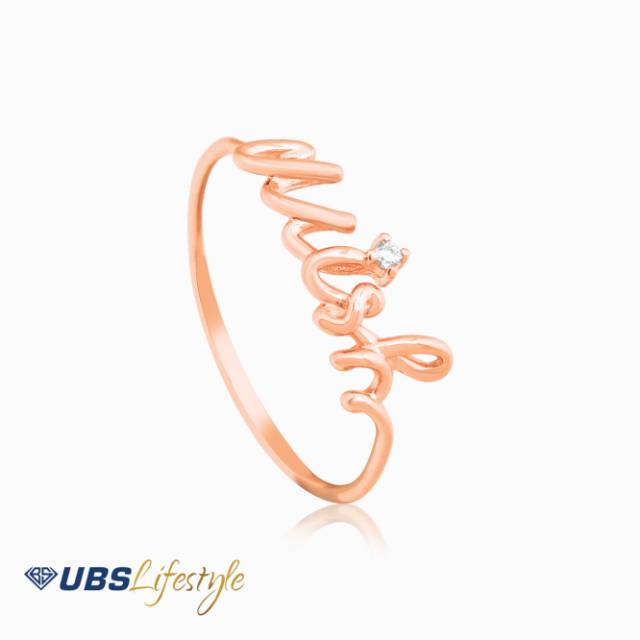 CINCIN EMAS UBS LINEA WISH LIMITED EDITION - 750 ROSE GOLD - CC15467