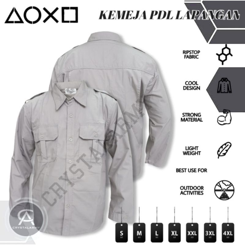 COD Kemeja PDL Lapangan Baju Kerja Outdoor Tactical Hiking Gunung Safety Lengan Panjang