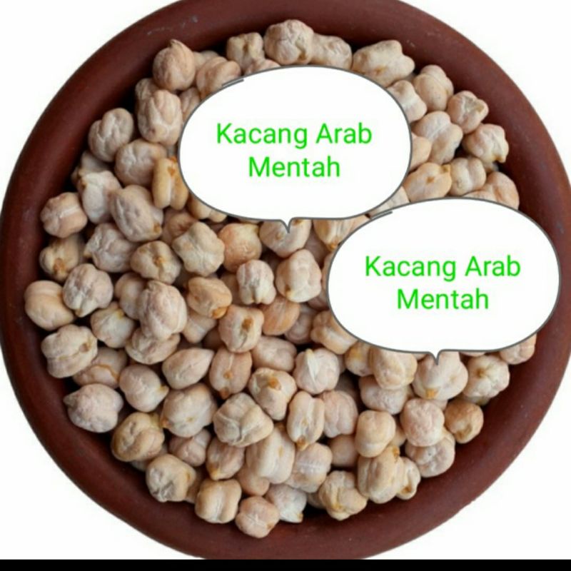 

Natural Raw Chickpea.Kacang Arab Mentah.Garbanzo 500 gram