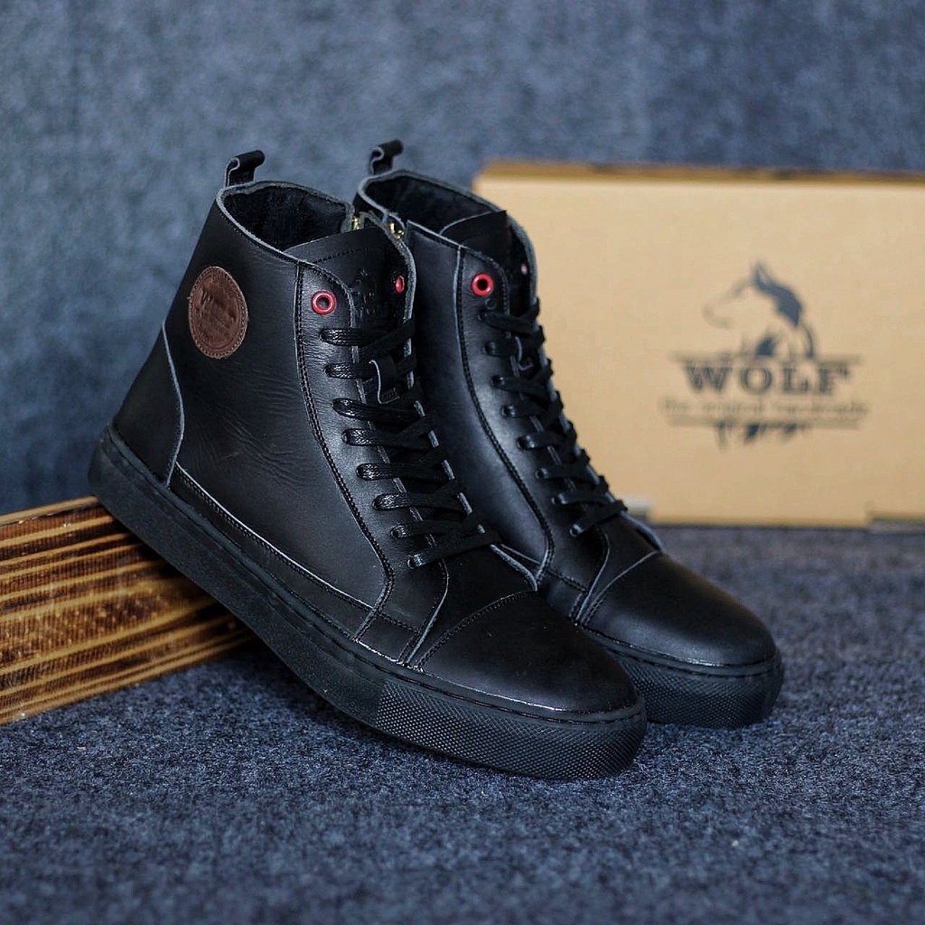 BURAY X SEPATU SNEAKERS PRIA TINGGI DEWASA SEKOLAH KULIAH WOLF KULIT SNEAKER CASUAL FORMAL PRIA KERJA KANTOR GURU PNS PESTA RESMI NYAMAN || SNEAKER PRIA PANSUS BERKUALITAS 2022