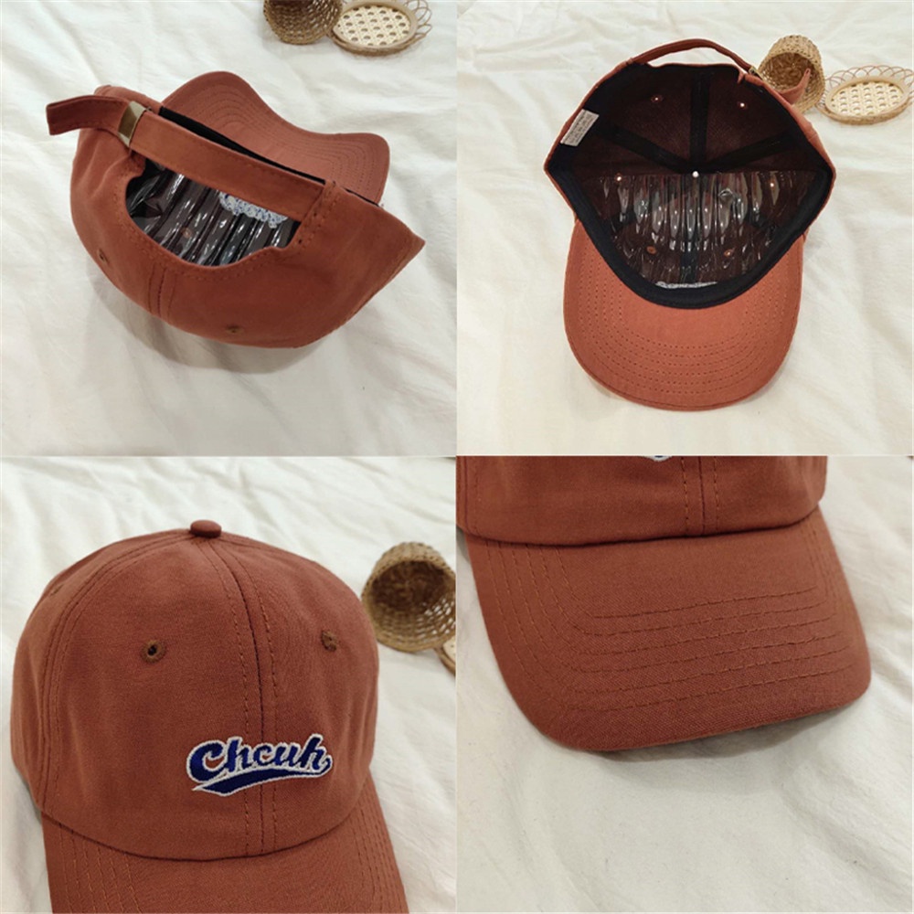 Topi Baseball Warna Hitam Gaya Retro Untuk Pria Dan Wanita