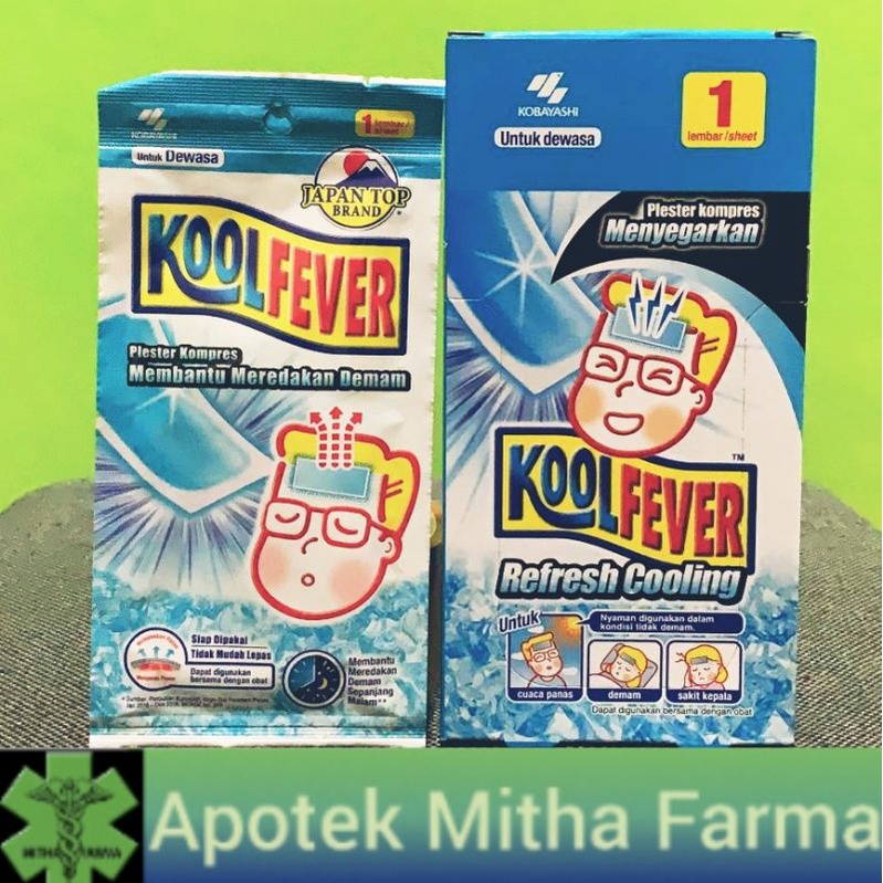 KOOL FEVER FOR ADULT / PLESTER PENURUN DEMAM UNTUK DEWASA