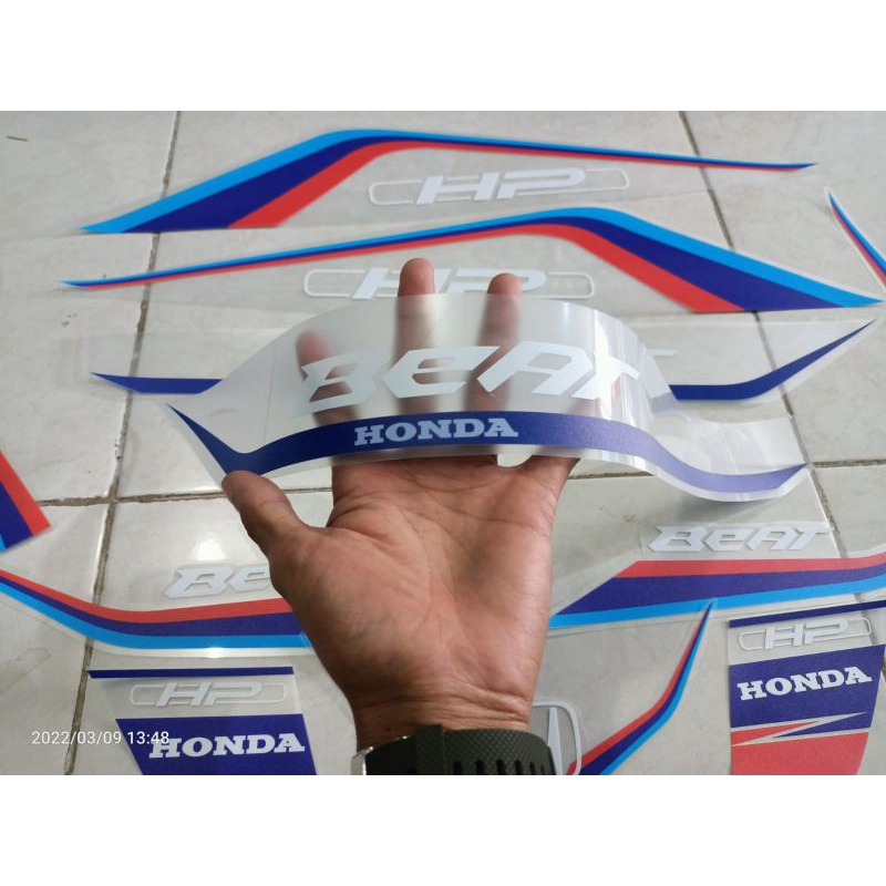 STRIPING TRANSPARAN COSTUME BEAT KARBU LIVERY LIS BMW