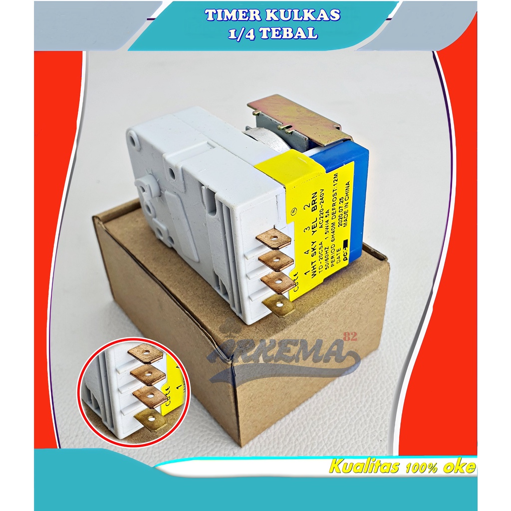 TIMER KULKAS SAPORO | TIMER KULKAS SAMSUNG | TIMER DEFROST TD-20C | TIMER KULKAS 1-4 TEBAL | TIMER