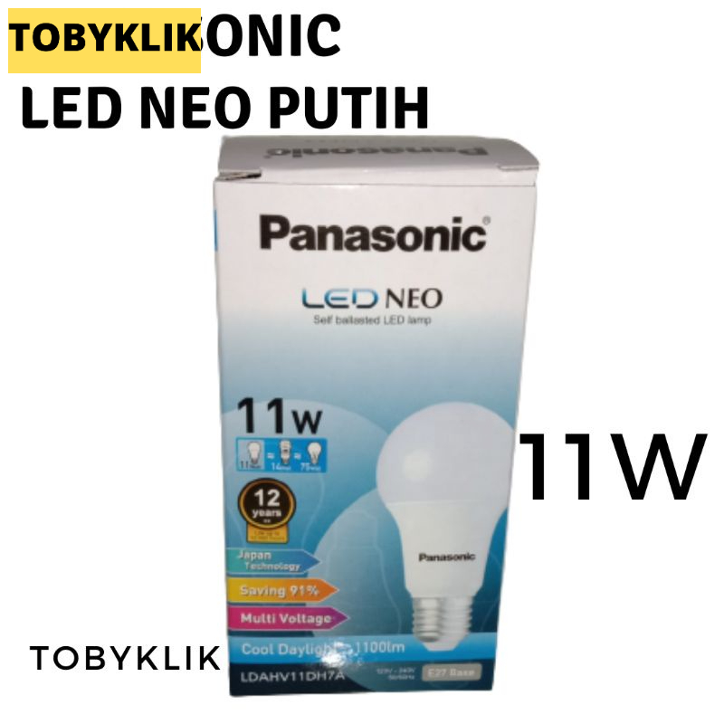 Lampu LED panasonic warna putih / Lampu LED Megaman warna putih