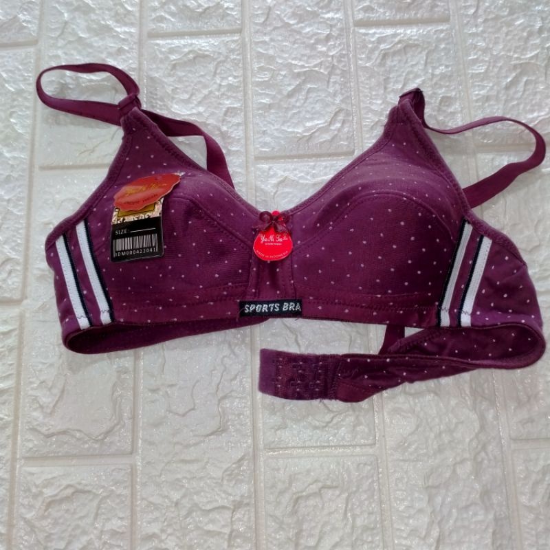 BH SPORT BRA BIS BINTIK YUNITA LIE || BRA ABG PELAJAR REMAJA DEWASA YUNI TALIE TANPA BUSA TANPA KAWA