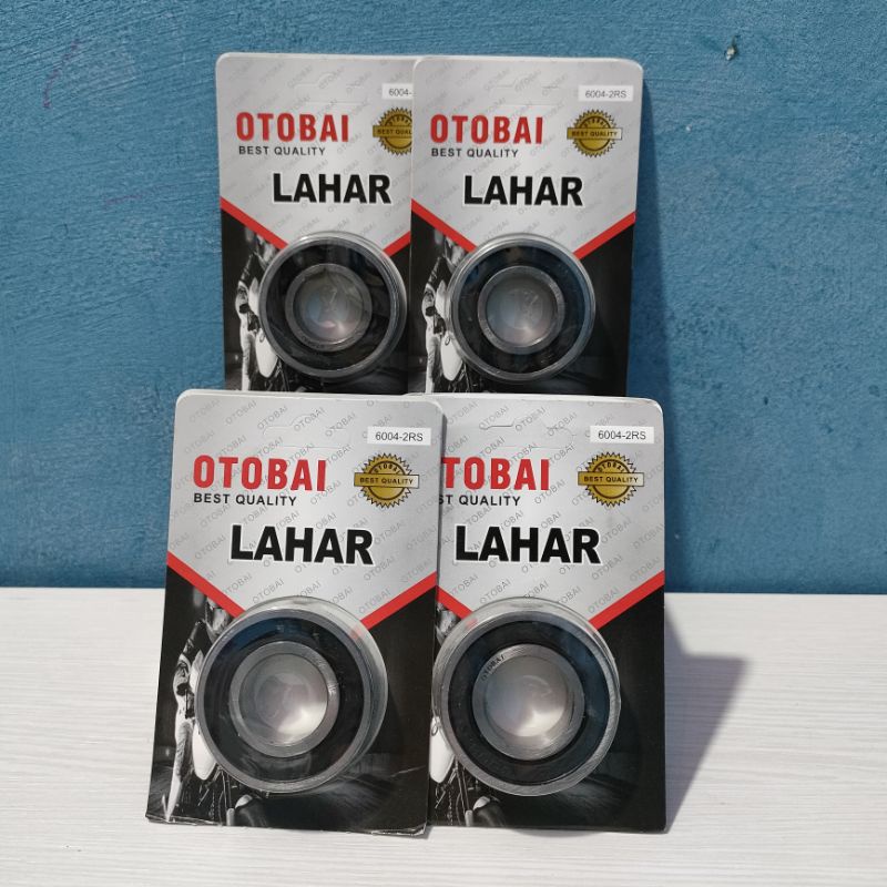 Bearing Kelahar Lahar Laker Bering OTOBAI 6004 2RS  Per 10 pcs Bearing 6004 Paketan 10pcs