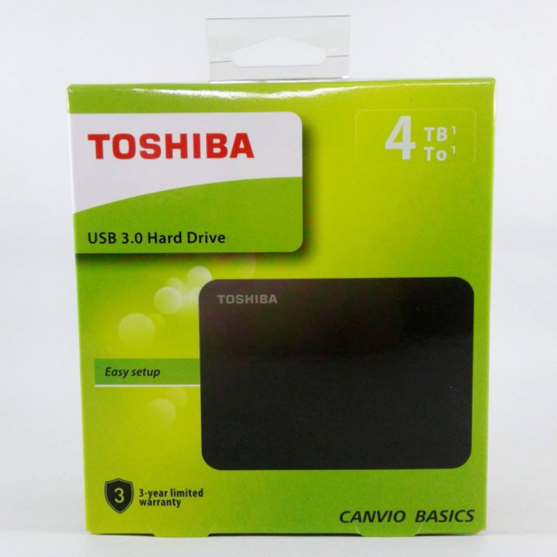 TOSHIBA HARDISK 4TB CANVIO BASIC 3.0