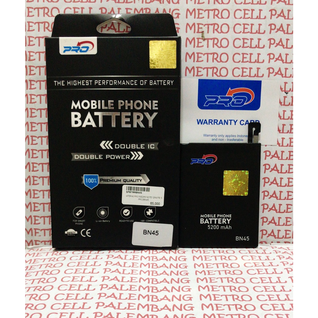 BATERAI PRO REDMI NOTE 5 / NOTE 5 PRO BN45