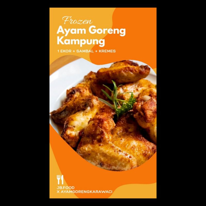 

Ayam Kampung Goreng Karawaci versi Frozen